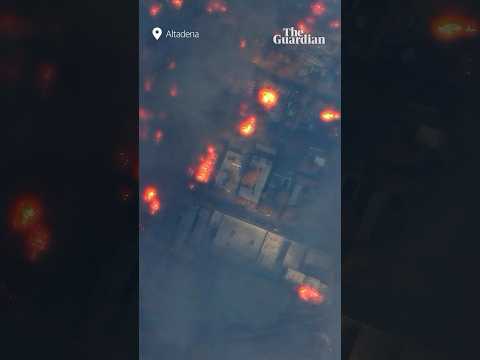 California wildfires: before and after images of Los Angeles fire damage