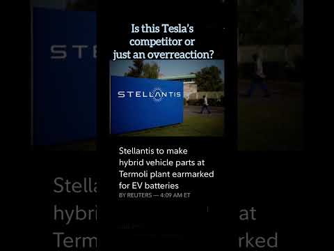 Stellantis challenges Tesla with superior EV batteries—game changer? ⚡🚗 #EV #Tesla #Stellantis