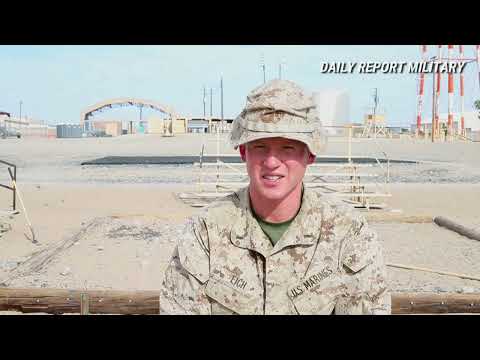 U.S. Marines conduct fire a High Mobility Artillery Rocket System at Utah