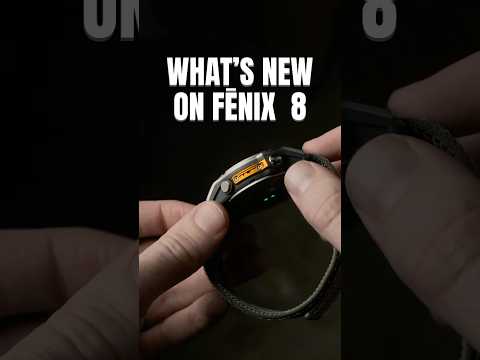 Check out what&#039;s new on the incredible fenix 8 | Garmin