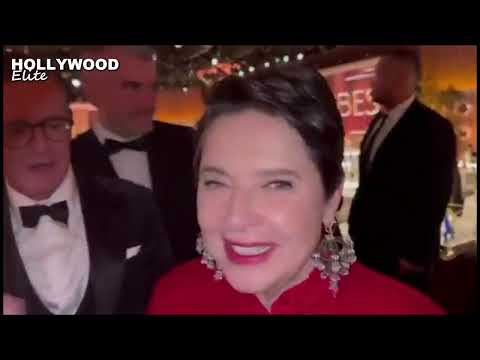 Blue Velvet Reunion: Isabella Rossellini &amp; Kyle MacLachlan at Golden Globes 2025