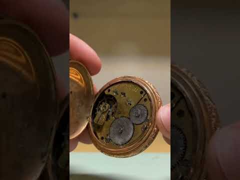 Waltham pocket watch problems… #shorts #watch #repair
