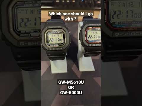 I can&#039;t decide which one to keep ? GW-M5610U or GW-5000U #casio #gshock #watches #wristwatch #choose