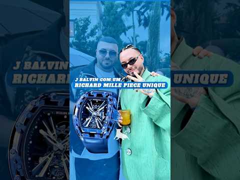 J Balvin com um Richard Mille de 7M de dólares 🤯 | Inscreva-se 🔥 | #watch #jbalvin #richardmille