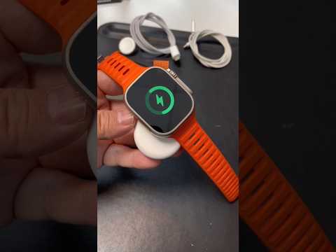 Portable applewatch charging treasure, Lightning charging, only one cable when going out #shorts