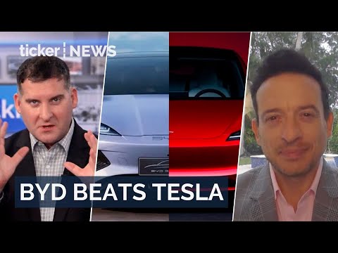 Chinese carmaker BYD overtakes Tesla