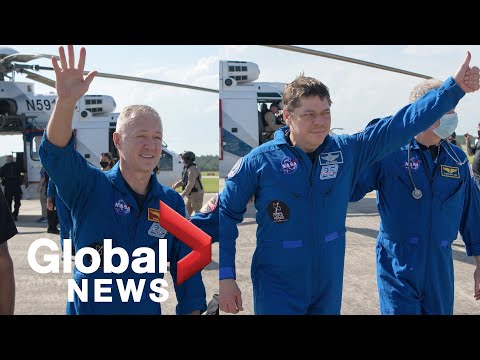 &quot;Quite an odyssey&quot;: NASA astronauts speak after historic splashdown in SpaceX capsule
