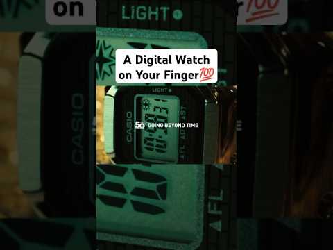 Casio&#039;s NEW Ring Watch Is the FUTURE of Fashion Tech