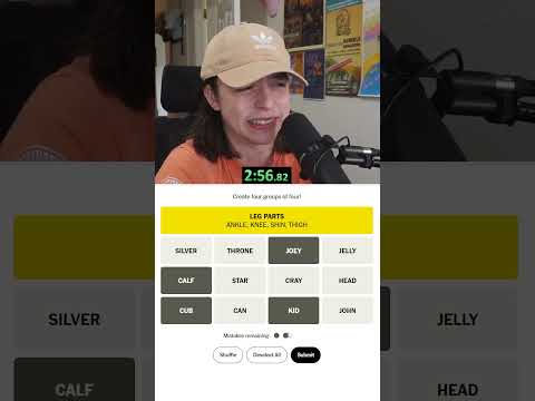 THE NEW HARDEST WORD GAME??? NYT CONNECTIONS!