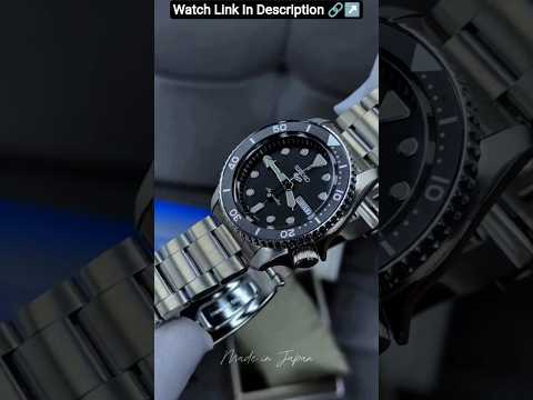 Seiko Automatic Black Luxurious Elegant Men&#039;s Watch #elegantwatches #luxurywatchesformen #seiko