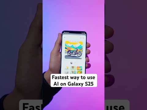 Fastest Way to Use AI on Galaxy S25 - AI Select