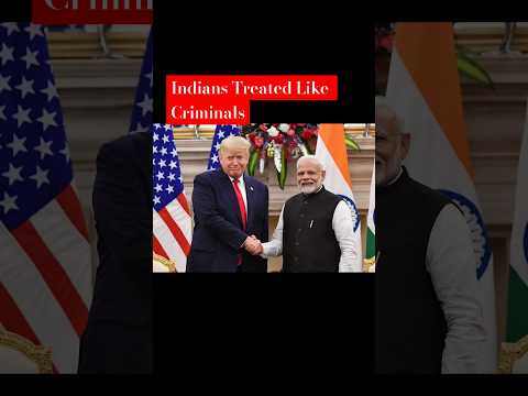 Indians Deported &amp; Shackled: The Shocking Reality of Trump’s Migrant Flights”