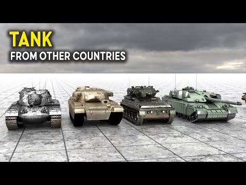 Most POWERFUL Battle Tanks From Around The World RANKED | Tank Comparison