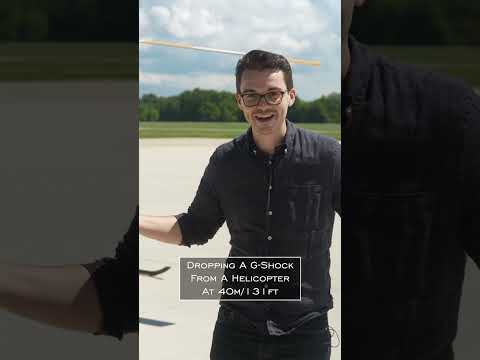 Are G-Shocks indestructible? We dropped one from a helicopter!