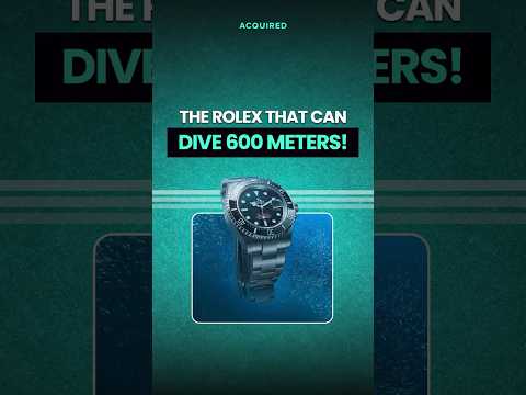 The Rolex That Can Dive 600 Meters