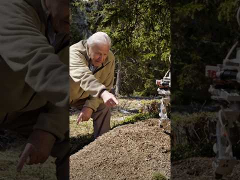 Sir David Attenborough and the strangest camera ever? BTS on Attenborough’s Ant Mountain #wildlife