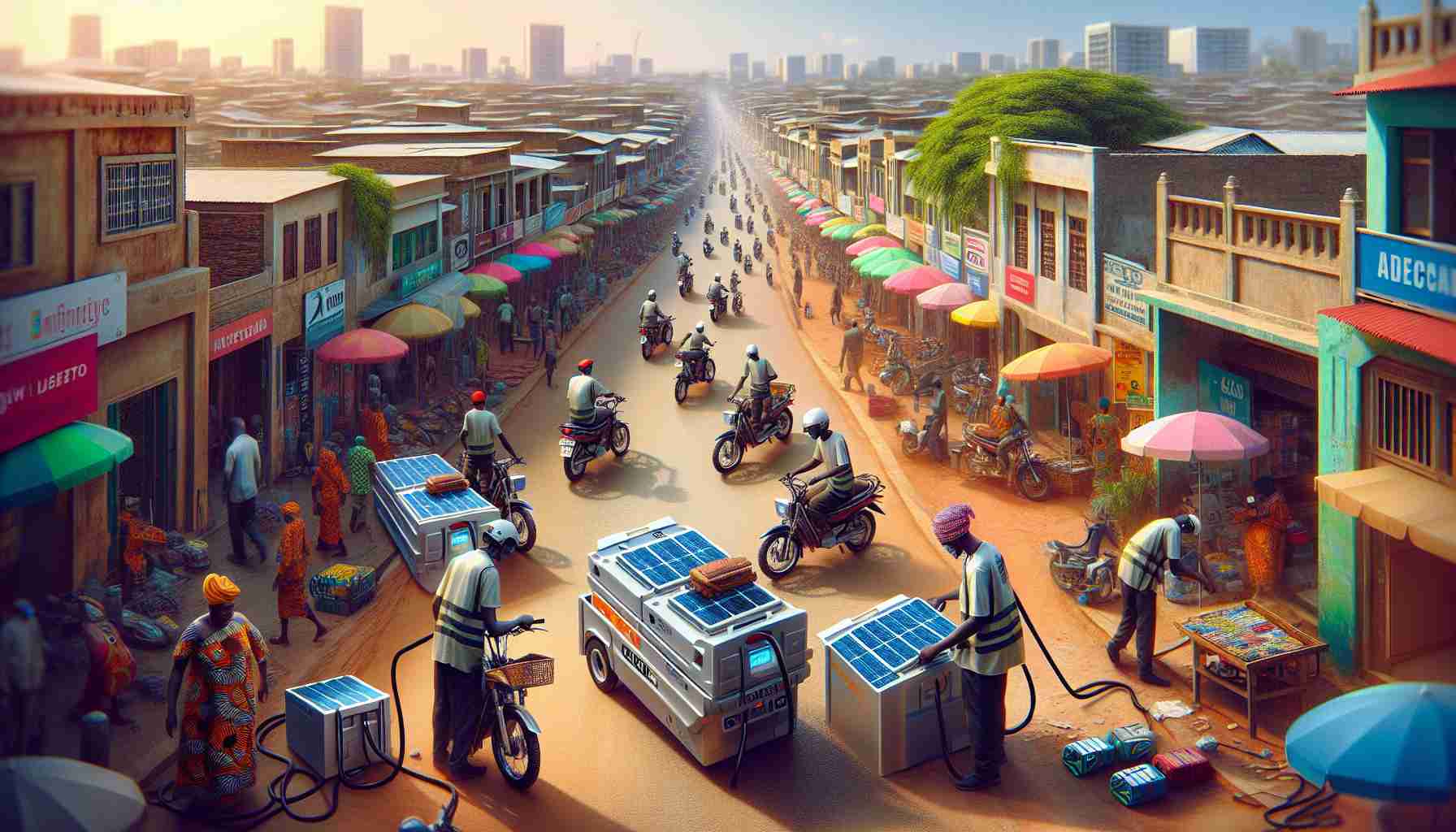 Battery Swapping Revolutionizing Electric Motorbikes in Africa