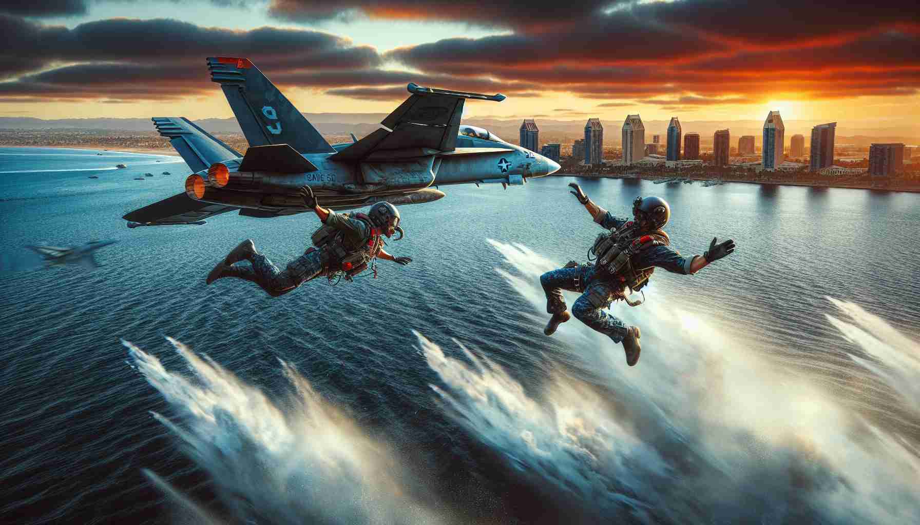 A Daring Escape: Pilots Eject as Navy Jet Crashes in San Diego Bay