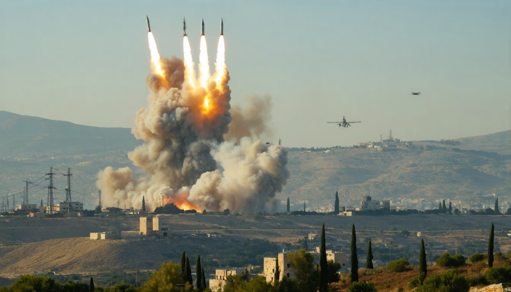 High Tensions Escalate as Rockets Fired from Lebanon Shake Northern Israel
