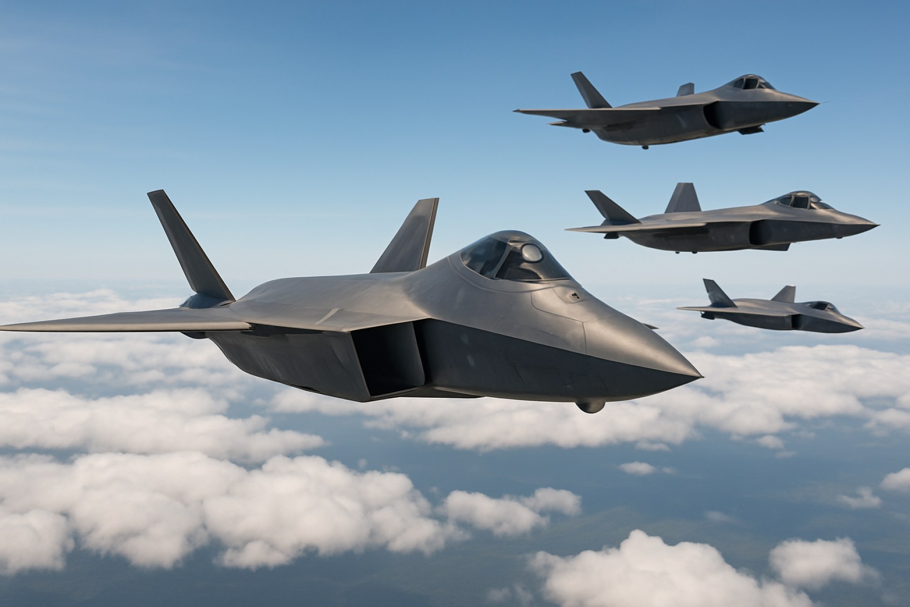 第6世代ステルス戦闘機の解放：米国、中国、ヨーロッパが未来の空中戦を支配するために競争